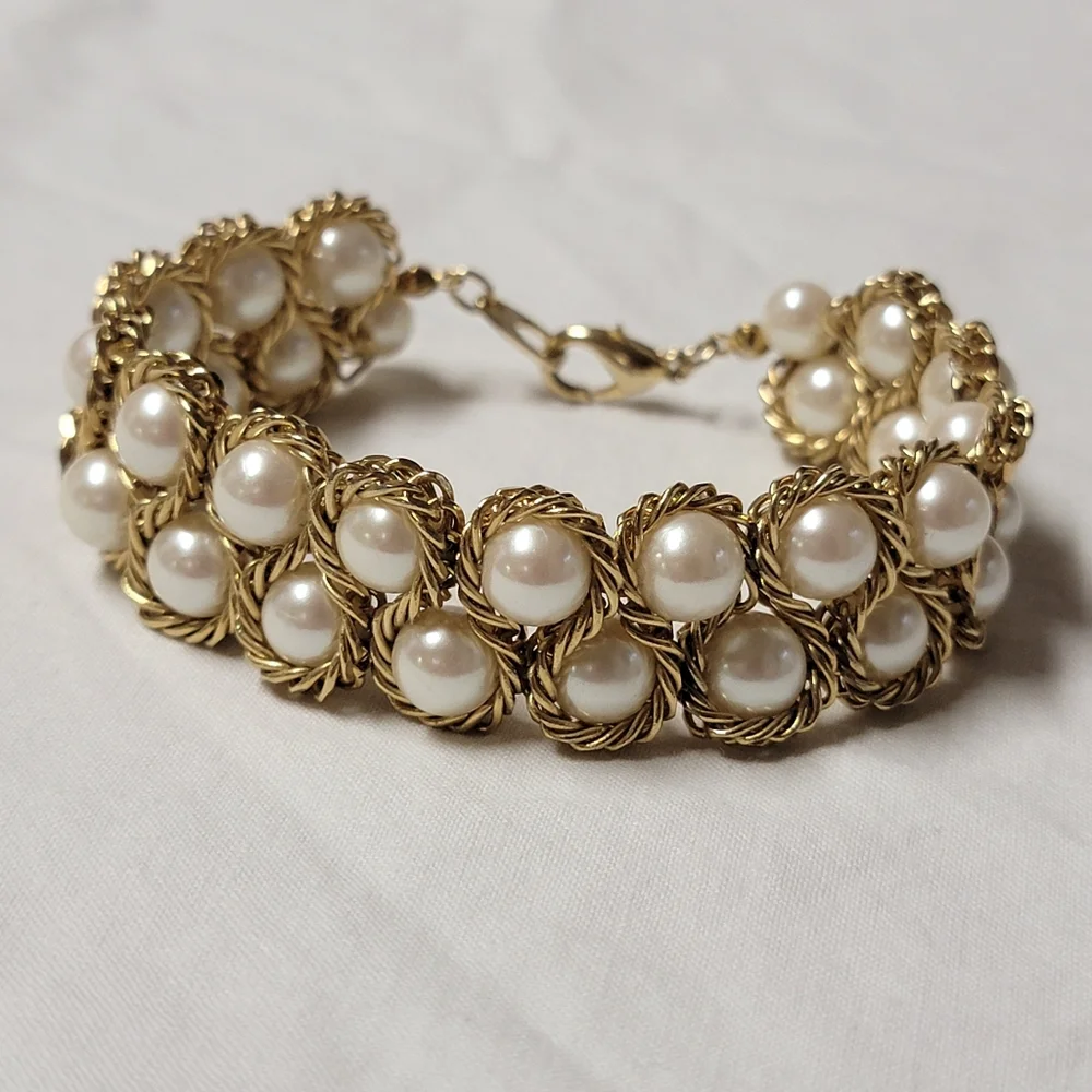 Vintage faux pearl